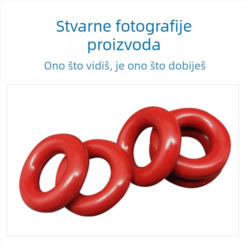 Set O-prstenasto brtvljenje, 225 kom, silikon-guma, standardni dijelovi, otporno na visoke temperature i habanje