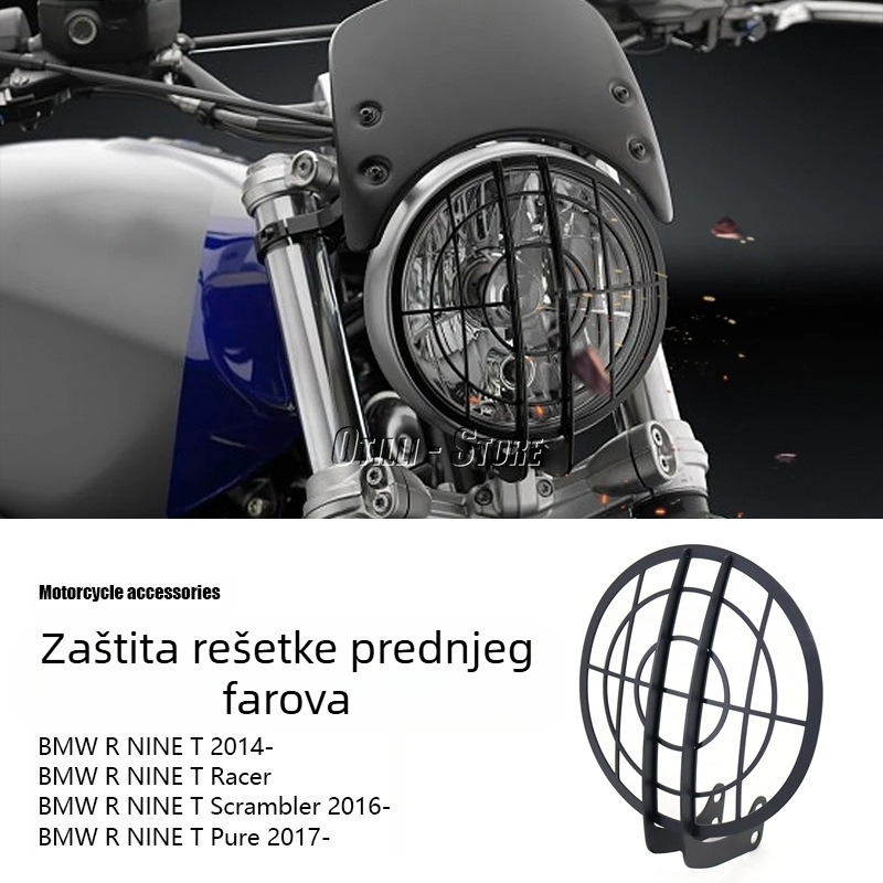 Zaštitni poklopac mrežice prednjeg svjetla za BMW R nineT Scrambler