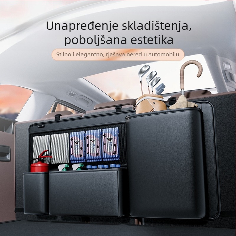 Kožni organizator za prtljažnik, viseći tip, vodootporan, univerzalna kompatibilnost, mogućnost ispisa logotipa