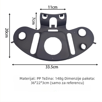 Držač za skladištenje lonaca za kućnu kuhinju TM6 – kompatibilan s TM6/TM5; Materijal: PP; Stil: Moderno minimalistički; Logo tiskano: Da; Prilagodba dostupna