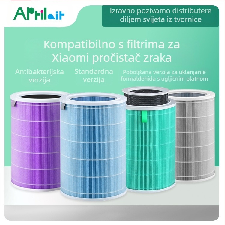 Filter element za Xiaomi pročišćivač zraka 12S3 Pro, Aprilair, poliester vlakno, otporno na koroziju