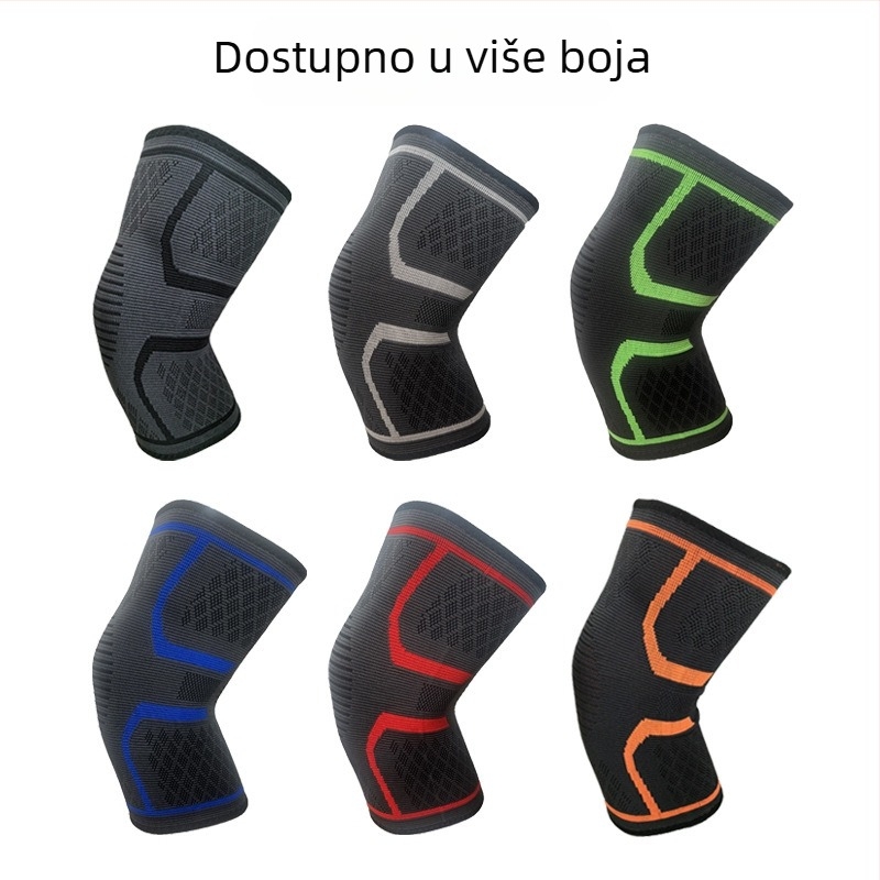 Willis koljena štitnici, plesti elastična kompresija, prozračne spandex-bavlna smjesa, za odrasle, za odbojku, trčanje i fitness