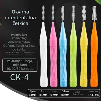 I-oblik interdentalna četkica za prostore između zuba — ručna, 100 komada, Cleanpik