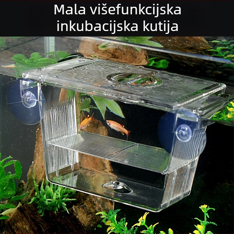 Akrilna inkubacijska kutija za akvarijske ribe – inkubacija i izolacija, različiti stilovi