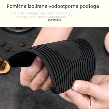 Digitalna kuhinjska vaga s mjeračem vremena za pour-over kavu, preciznost 0,1 g, prijenosna, 3 kg kapaciteta, vodootporna za pečenje
