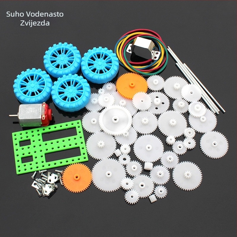 Set zupčanika za kutiju mjenjača za DIY robote – 50 plastičnih zupčanika Mercury