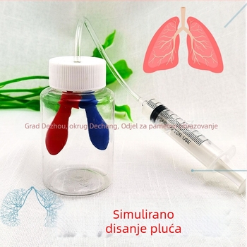 Plastični edukativni model za simulaciju disanja, biologija/kemija, DIY sklapanje, uzrast 7–14 godina, Honeycomb Maze