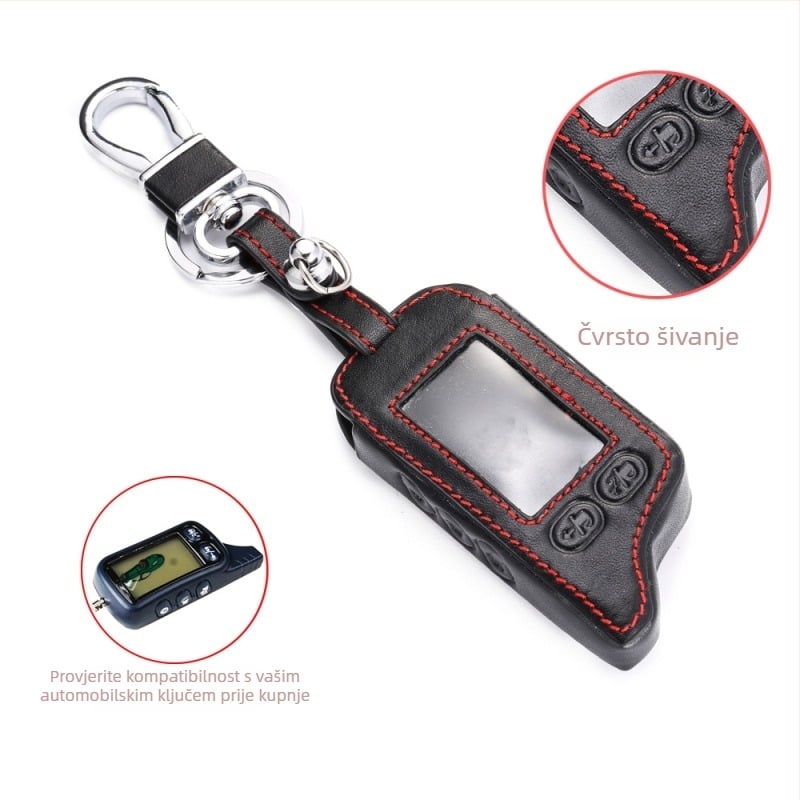 Kožna futrola za ključeve s kopčom za Tomahawk TW9030 – Prava koža; Model TW9030; Opseg primjene TW9030; Težina 30 g; Zaštita i ukrašavanje ključeva