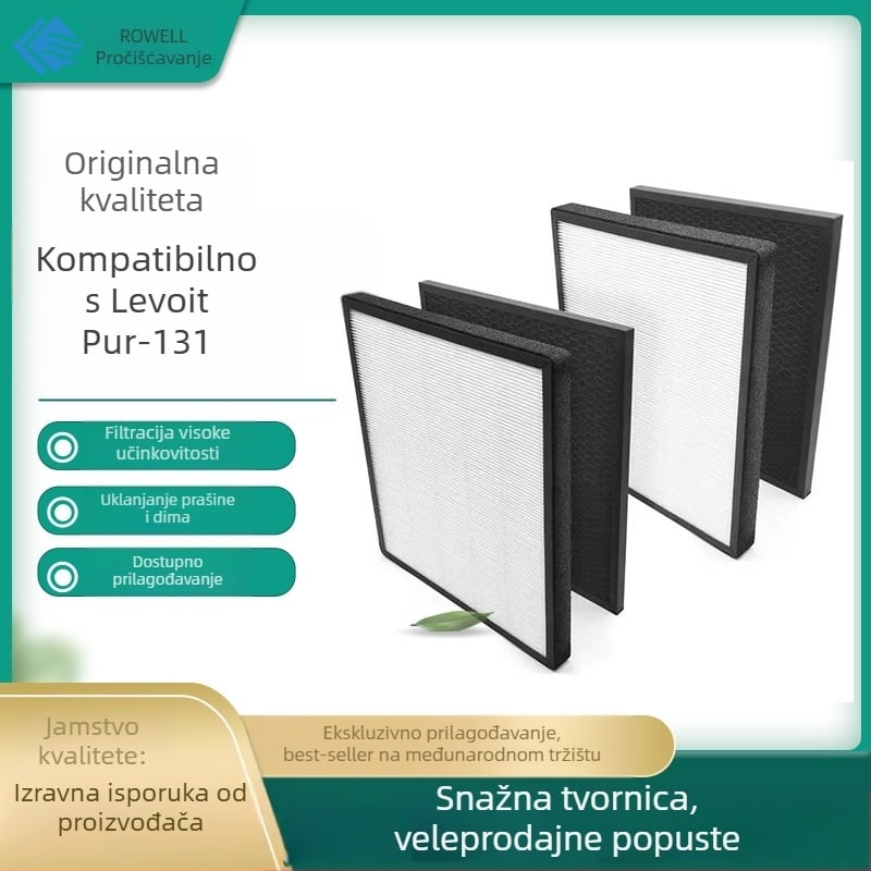 ROWELL filter element za LEVOIT LV-PUR131-RF – učinkovito filtriranje