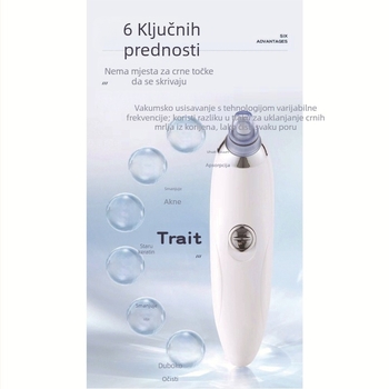 Električni uređaj za uklanjanje akni i crnih točaka – alat za čišćenje pora, punjiv, za kućnu upotrebu