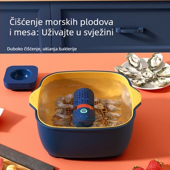 Uređaj za čišćenje voća i povrća – Model 022, kapacitet do 4 L, mehaničko upravljanje, bez košare za pranje
