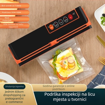 VGISAN/Huiqishang vakuumska mašina za zatvaranje – za čaj i hranu, funkcija zatvaranja, debljina filma 15–40 silk, regulacija temperature ispod 100°C