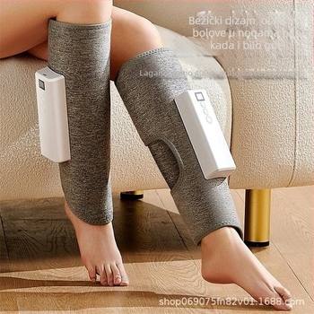 Massager za nogu s airbag masom i tlakom zraka – zaštitnik listova i koljena, bežično punjenje, 5V, 5W, 35–45°C