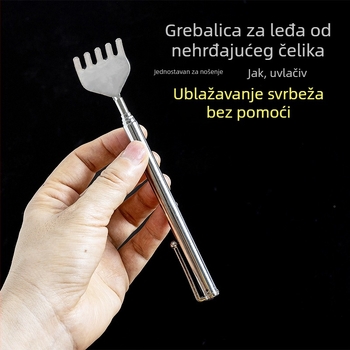 Prijenosna grebalica za leđa s pet segmenata
