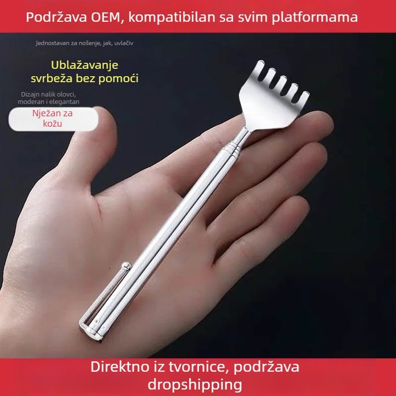 Prijenosna grebalica za leđa s pet segmenata