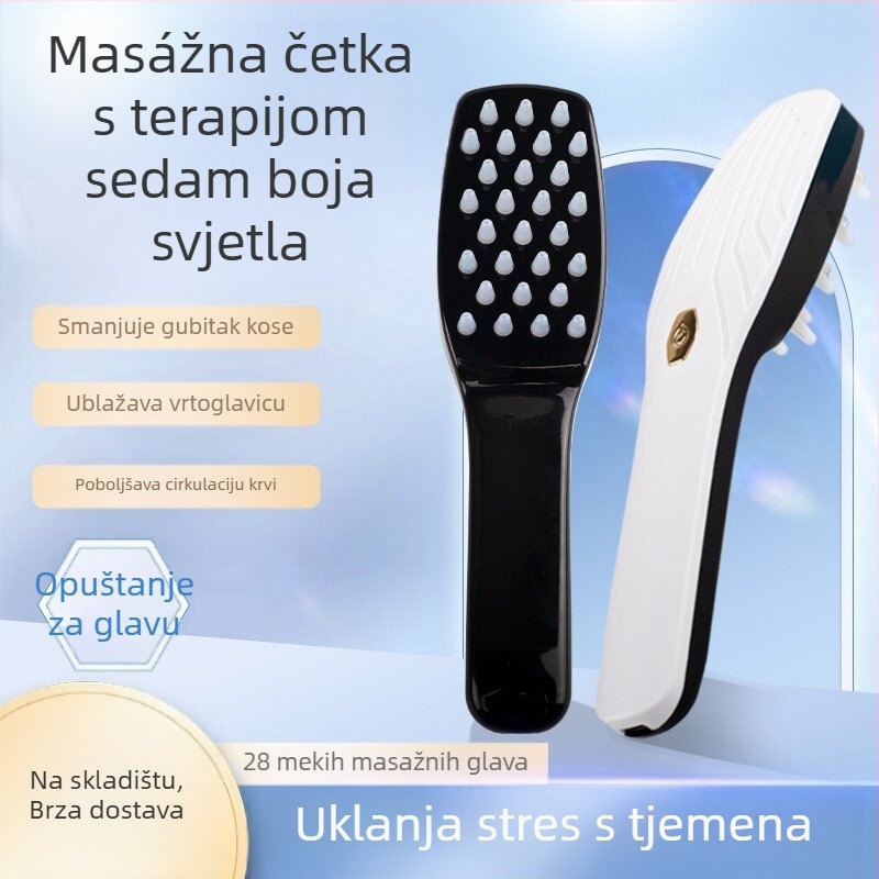 Električni masažer za skalp i njegu kose, 3 brzine vibracije, model Y-001, za odrasle, lansiran 2024-09