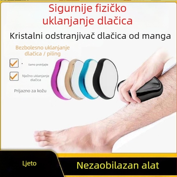 Ručni stakleni depilator – prijenosni eksfolijacijski uređaj za kućnu upotrebu
