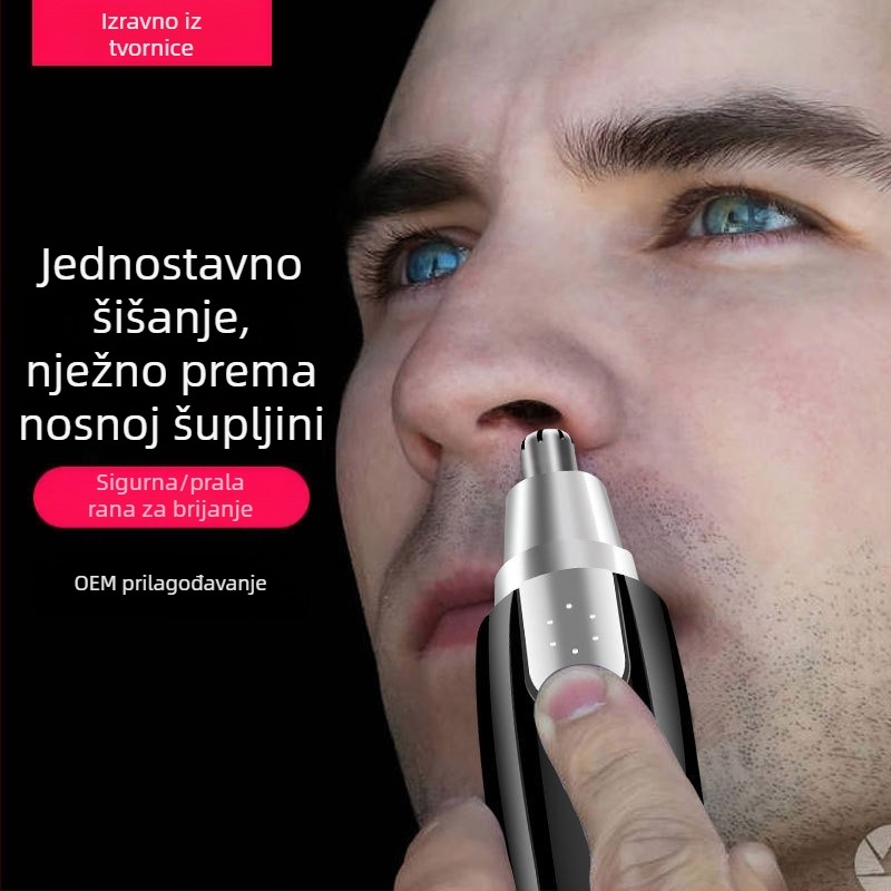 Unisex električni trimer za nos s sigurnim podrezivanjem, ABS kućište, težina 0,06 kg, marka Dazzle Still