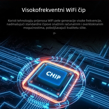 Unutarnja LED kamera za nadzor u obliku žarulje, Wi-Fi, daljinsko upravljanje putem mobitela, 360° nadzor