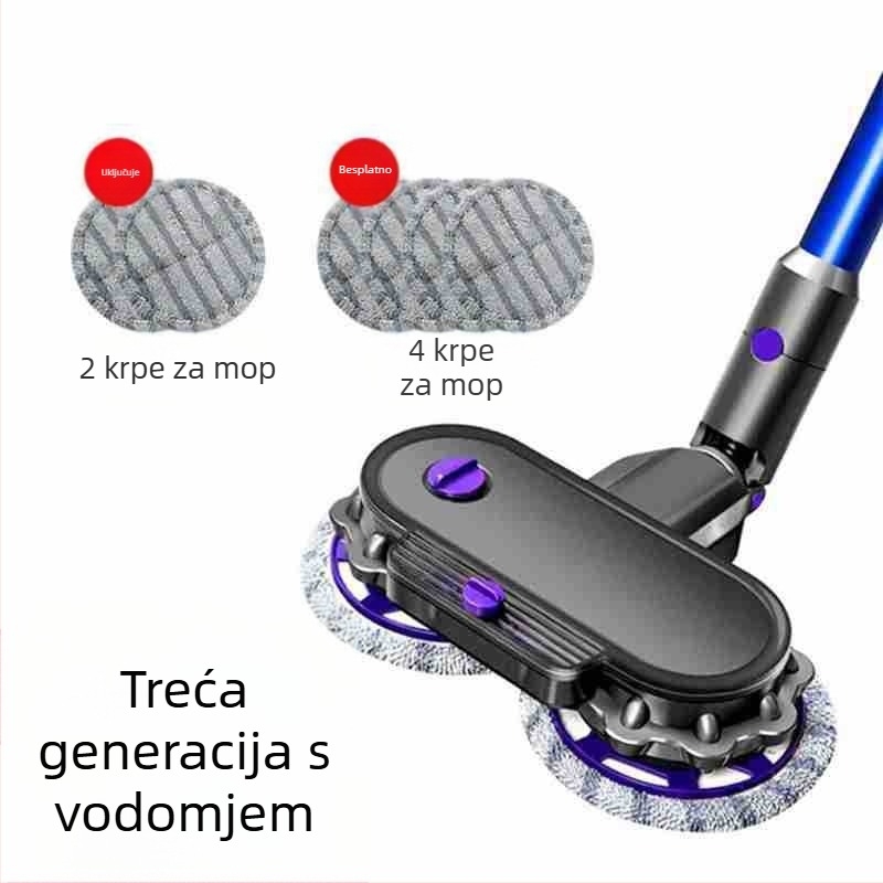 Dysonov dodatak: Električna četka za pod s spremnikom vode, mop glava (kompatibilno s V6/V7/V8/V10/V11)