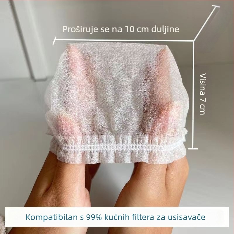 Jednokratni filter za usisavač, netkani materijal, univerzalni 21 cm, komplet filtracije