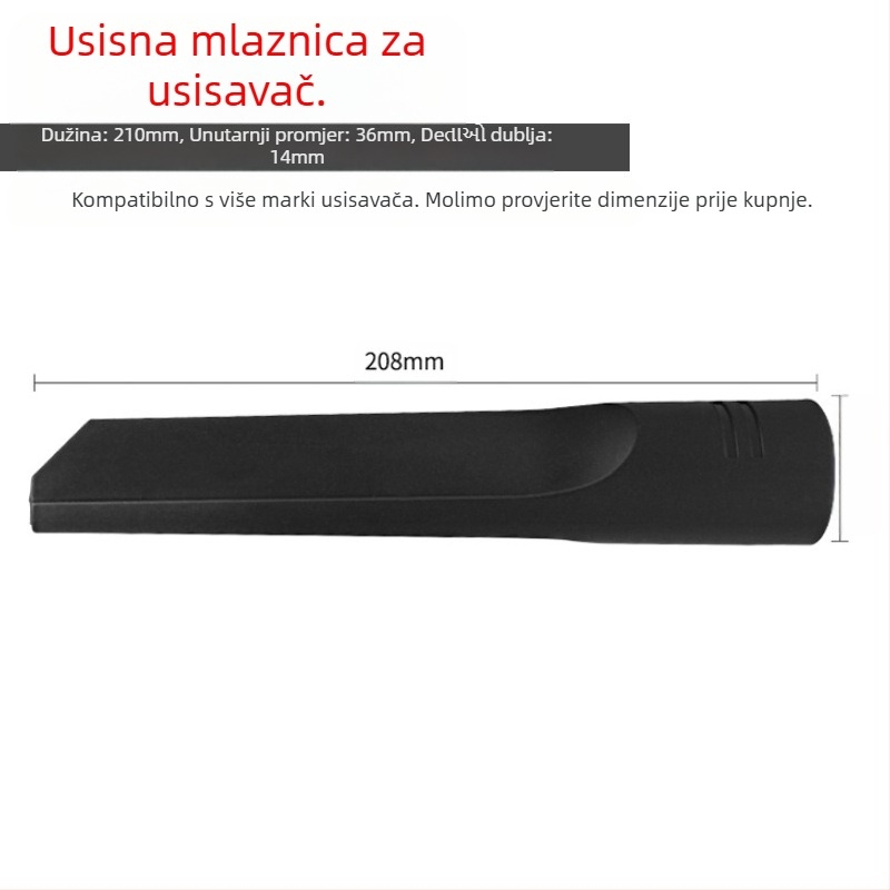 Ploški nastavak za usisivač BF500 - 1500W, 220V, 7 m kabel