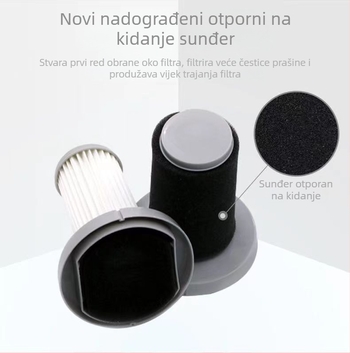 Filtr za usisavač DX700S – HEPA filtr, tih kućni model, pokriće 31–40 m²