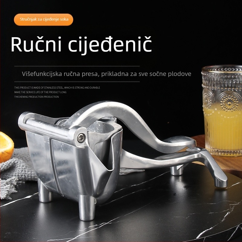 Ručni odšťevivač s višestrukom funkcijom – aluminijski pres za voće i orašaste plodove (2020)