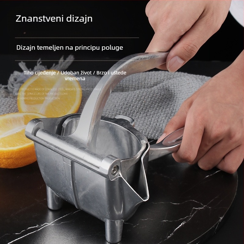 Ručni odšťevivač s višestrukom funkcijom – aluminijski pres za voće i orašaste plodove (2020)