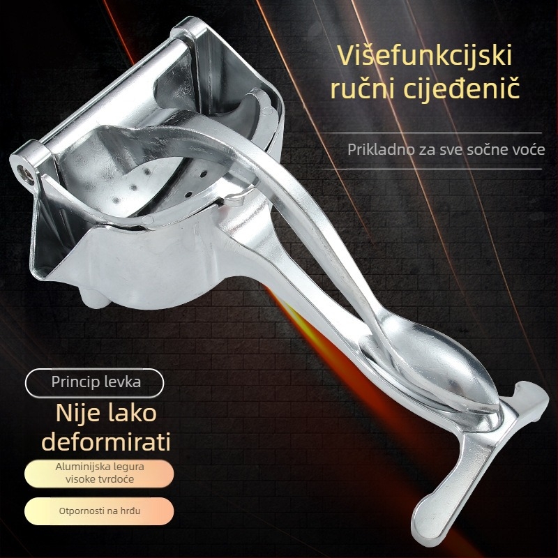 Ručni odšťevivač s višestrukom funkcijom – aluminijski pres za voće i orašaste plodove (2020)