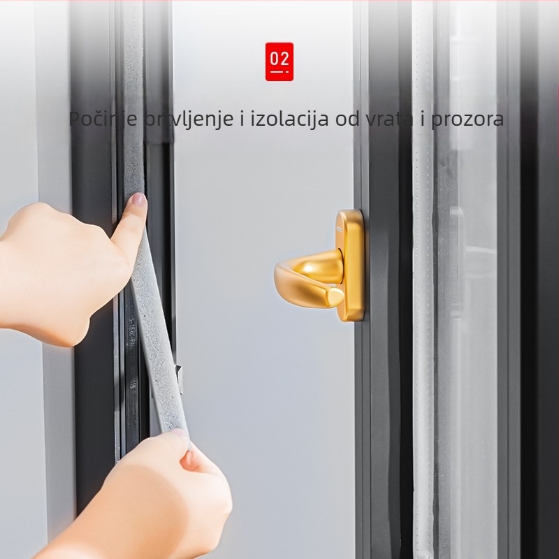 Brtveni trak za prozore i vrata — Kun deli, model 8x10, materijal EAV, brtvljenje protiv prašine