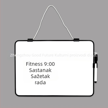 Dvostruka plastična bijela ploča, izbrisiva, ne-magnetna površina za pisanje, prilagođeni nastavnički alat za djecu i učenike