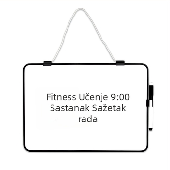 Dvostruka plastična bijela ploča, izbrisiva, ne-magnetna površina za pisanje, prilagođeni nastavnički alat za djecu i učenike