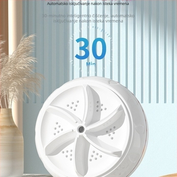 Mini kanta perilica za donje rublje i čarape, potpuno automatska turbinska prijenosna čistilica, USB napajanje 5V, 30W, kapacitet 901 ml