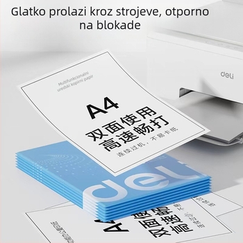 Kopir papir Deli ZQ1001, 70 g/m², 100 listova u paketu, kompatibilan s laserskim pisačem