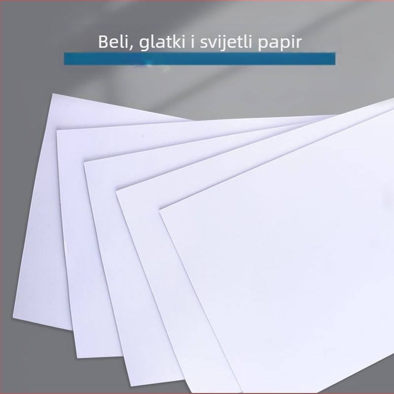 A4 papir za ispisivanje i kopiranje – 70–80 g, 100 listova, drveni celulozni papir, prilagodljivo obrada