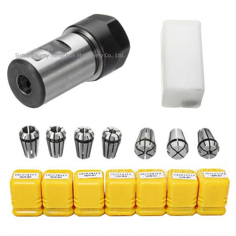 8-djelni ER11A set: produžni štap za motor s unutarnjim promjerom od 5 mm i ER11 frezno čahura 7x1 mm–7 mm
