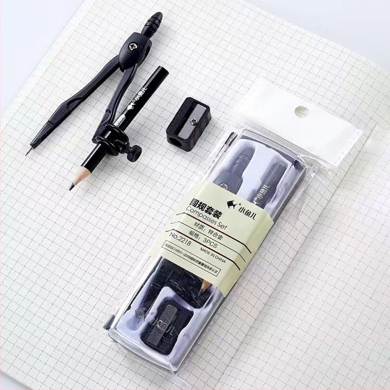 Little Fish 2218 metalno šestar za crtanje, 2-dijelni set