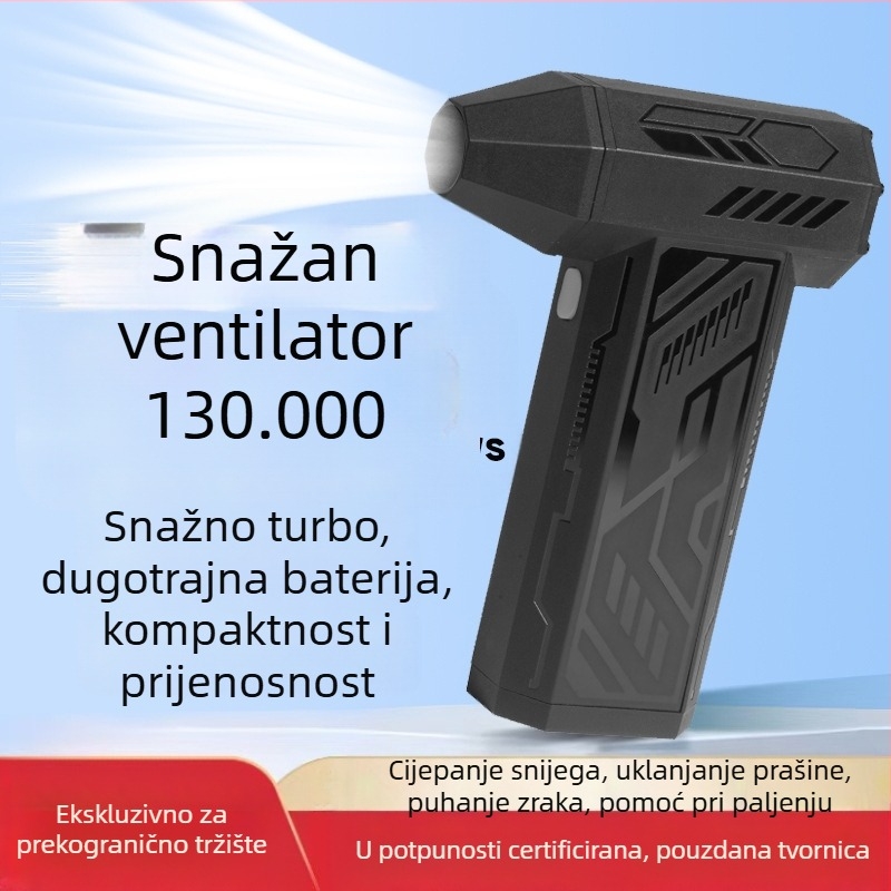 Kemeel WT-009 Stolni puhač prašine uz sušilo za kosu, Punjiva Li‑Ion baterija, 12V, bez usisivača