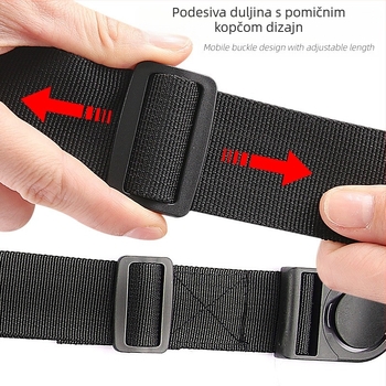 Pojas za invalidska kolica u vest-stilu s zaštitom od pada, Oxford tkanina, plastična kopča, najlonska traka, za odrasle