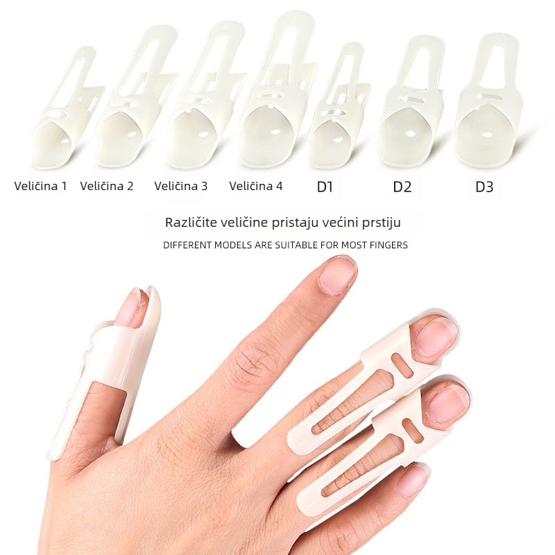 Prstni dlah s podrškom za savijanje zgloba — plastična zaštitna navlaka za prste za odrasle