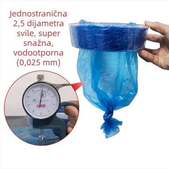 Liner za kantu pelena, otporan na miris, LDPE, ravni otvor, 72 komada, kompatibilan s Genie/Angelcare