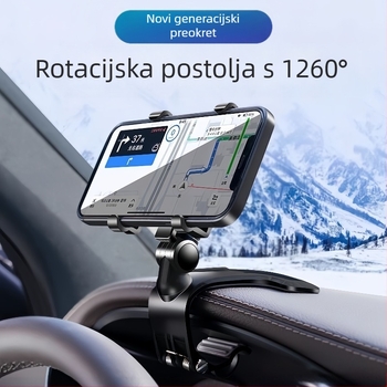 Držač za mobitel u automobilu, univerzalan, nosač za retrovizor, bez punjenja.