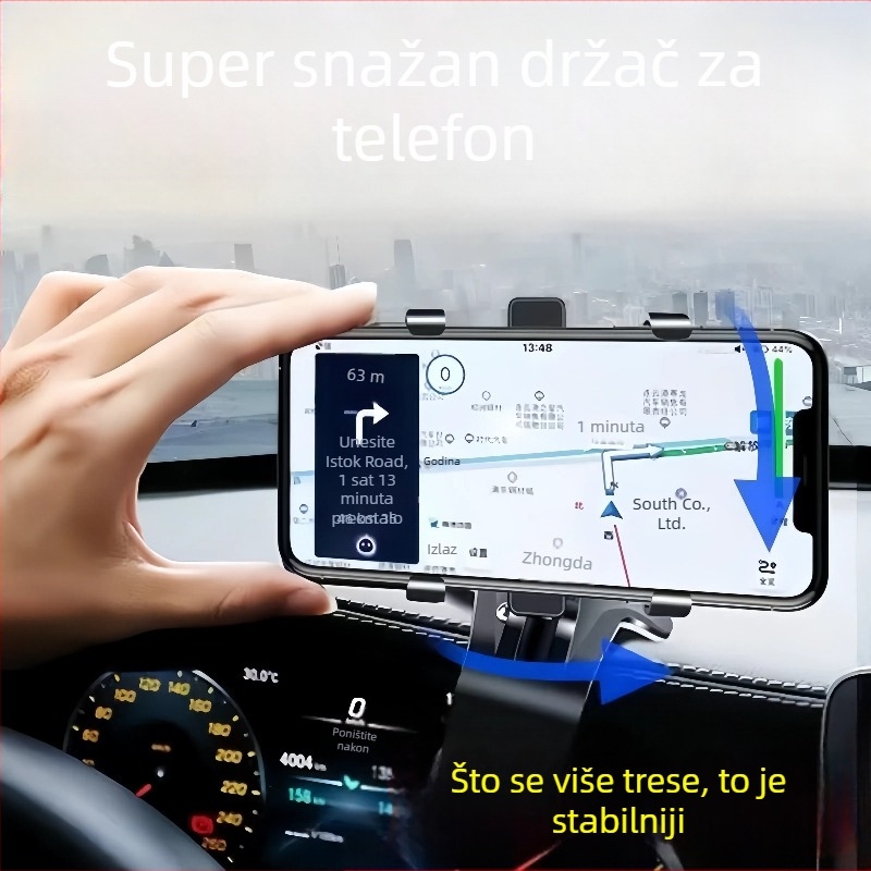 Držač za mobitel u automobilu, univerzalan, nosač za retrovizor, bez punjenja.