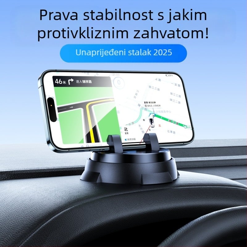 Držač za telefon na ploču automobila Northern flash — snažno prianjanje, ljepilo za montažu, univerzalna kompatibilnost, mogućnost prilagodbe