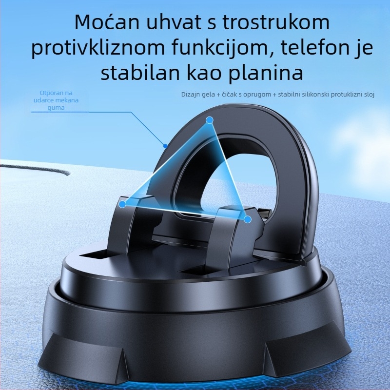Držač za telefon na ploču automobila Northern flash — snažno prianjanje, ljepilo za montažu, univerzalna kompatibilnost, mogućnost prilagodbe