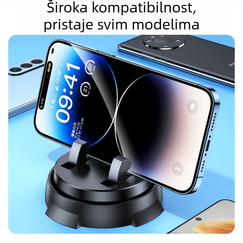 Držač za telefon na ploču automobila Northern flash — snažno prianjanje, ljepilo za montažu, univerzalna kompatibilnost, mogućnost prilagodbe