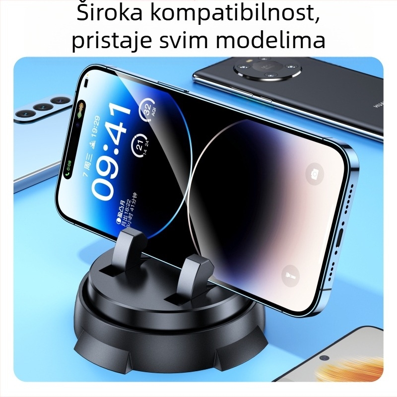 Držač za telefon na ploču automobila Northern flash — snažno prianjanje, ljepilo za montažu, univerzalna kompatibilnost, mogućnost prilagodbe