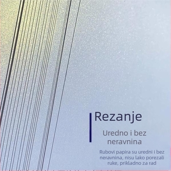 Perlatni karton za inkjet ispis, 250 g, debljina 80 μm, sjaj 80, glatkoća 50, klasa A