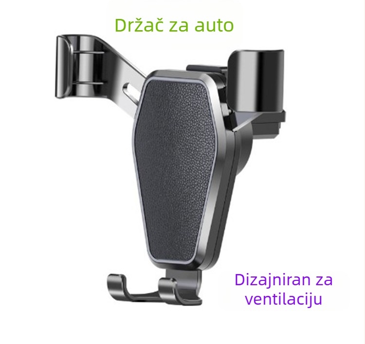 Držač za mobitel u automobilu za otvor za ventilaciju (univerzalna kompatibilnost, montaža klipsom)